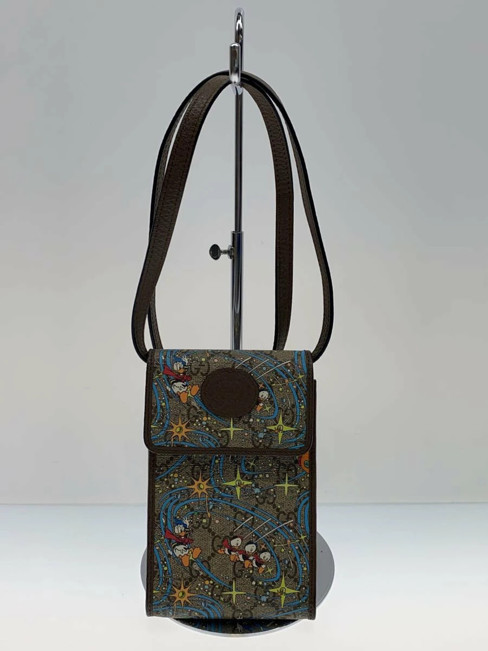 Gucci DISNEY Donald Duck Shoulder Bag Brown